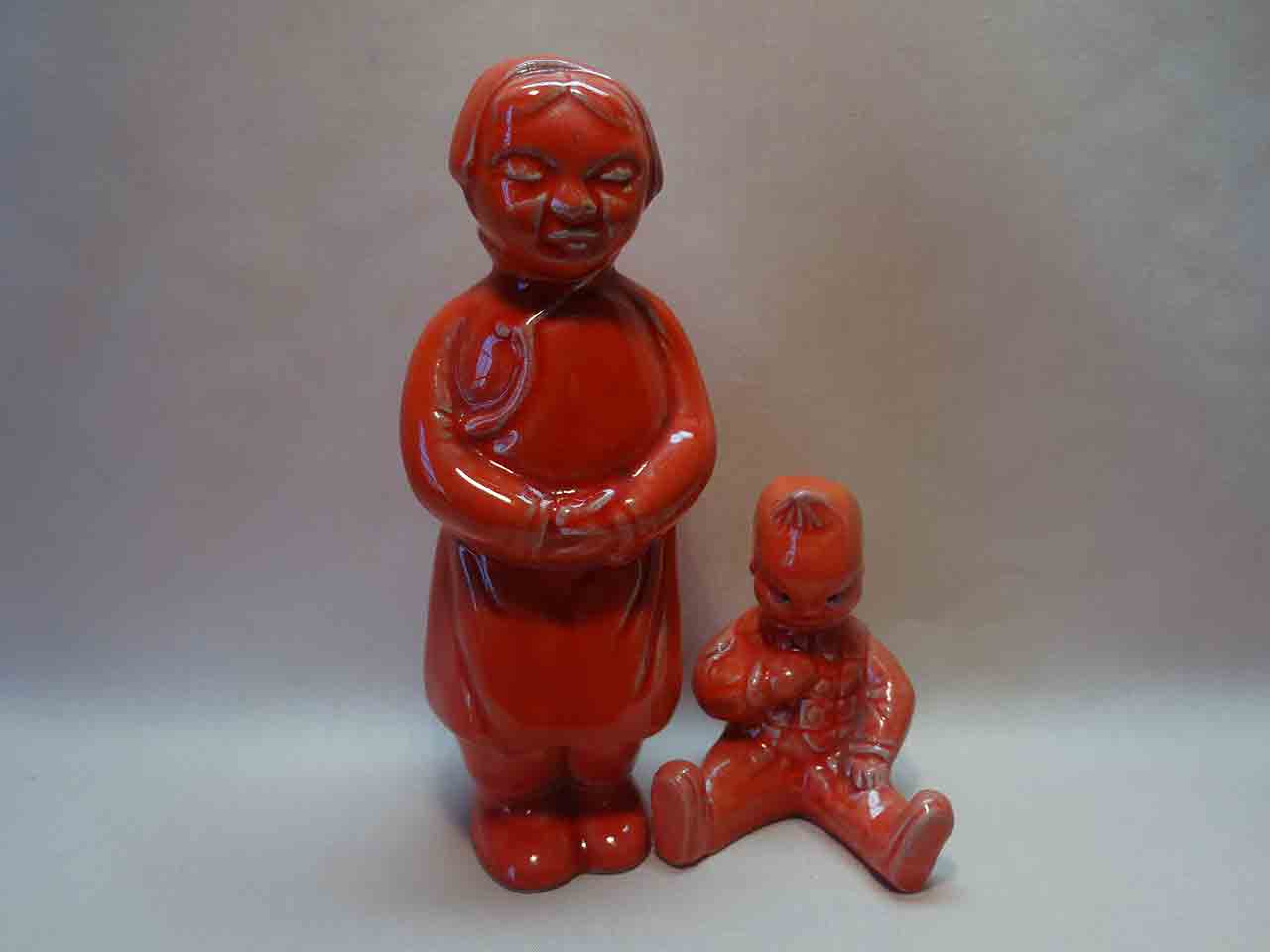 Vallona Starr Chinese nurse and child salt and pepper shakers