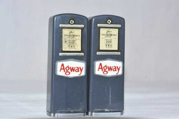 Advertising plastic gas pumps - Agway