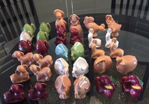 Dennis Johnson's collection of Pacific salt and pepper shakers