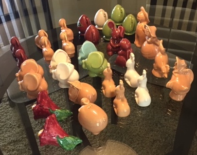 Dennis Johnson's collection of Pacific salt and pepper shakers