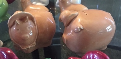 Pacific pigs salt and pepper shakers