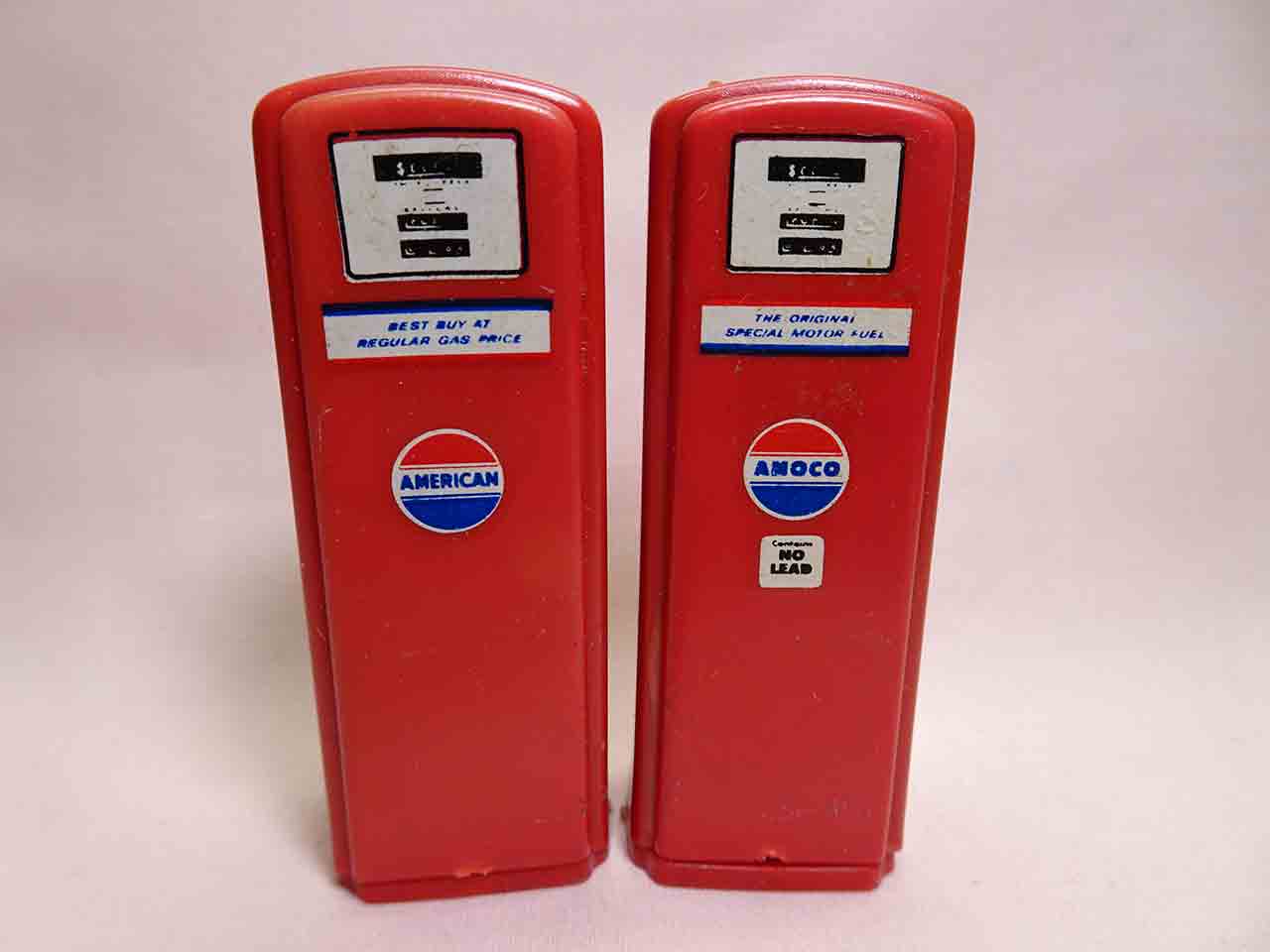 Advertising plastic gas pumps - Amoco