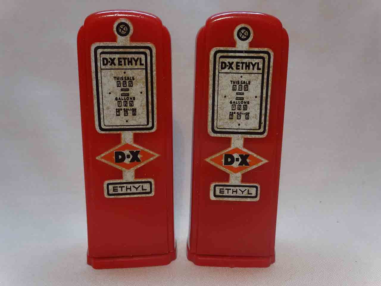 Advertising plastic gas pumps - DX Ethyl