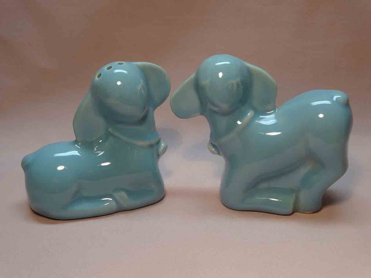 Pacific Pottery salt and pepper shakers - lambs