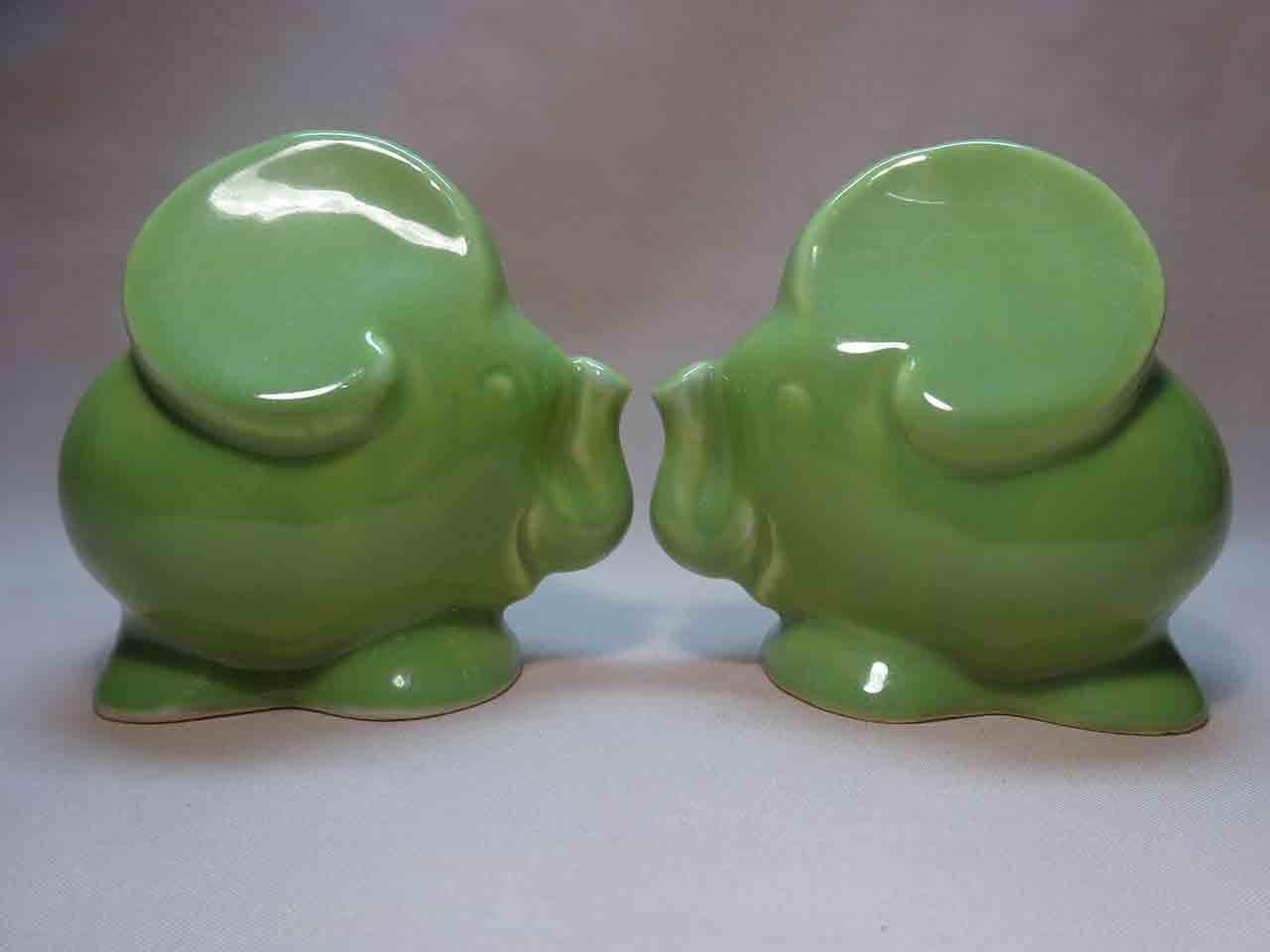 Pacific Pottery salt and pepper shakers - elephants