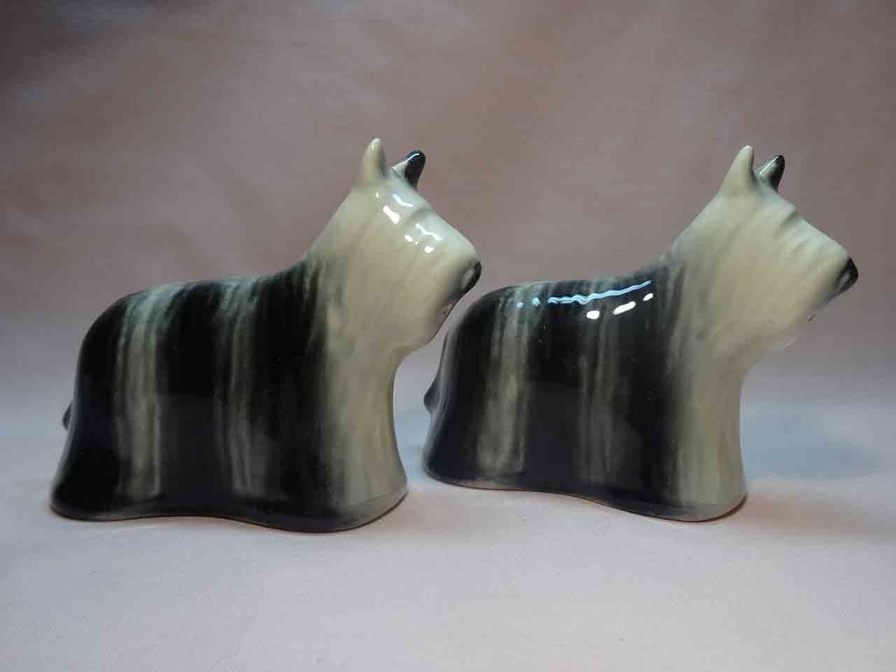 Pacific Pottery salt and pepper shakers - dogs