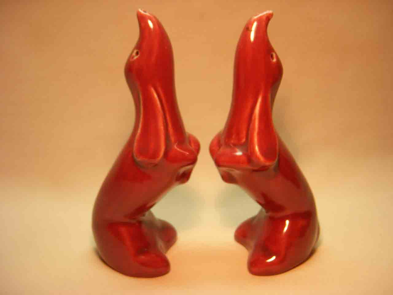 Pacific Pottery salt and pepper shakers - dogs