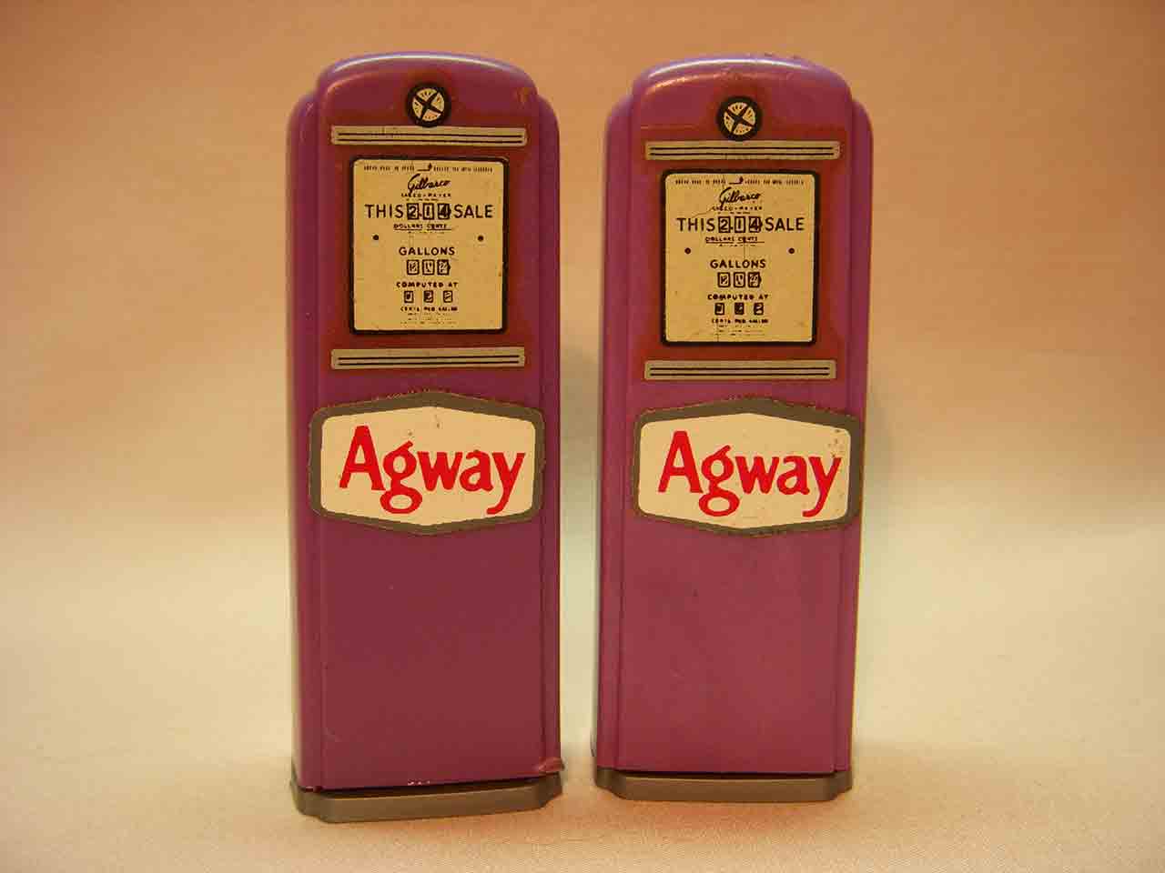 Advertising plastic gas pumps - Agway